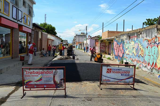 Alcaldía realizó bacheo en diversos sectores de Guacara