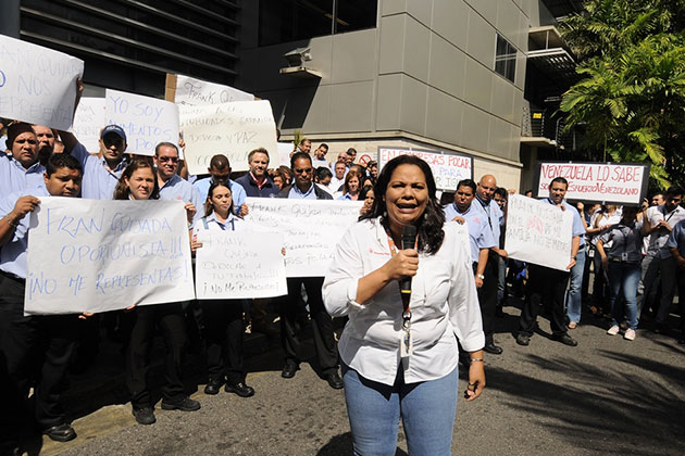 Quijada no es su representante sindical