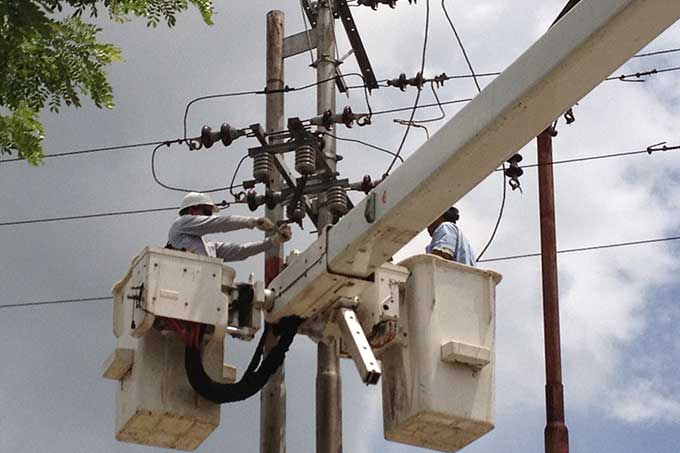 Servicio eléctrico municipios carabobeños 
