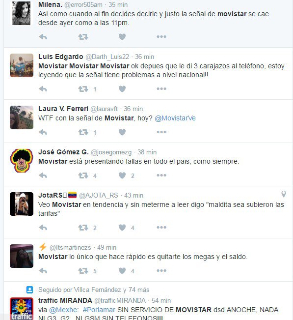 Usuarios denuncian en Twitter 