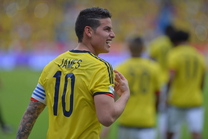 El gesto del jugador James Rodríguez