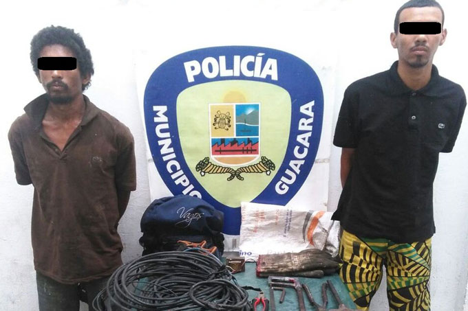 Poliguacara capturó a robacables