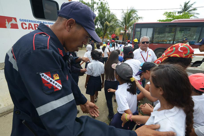 Simulacro Caribe 