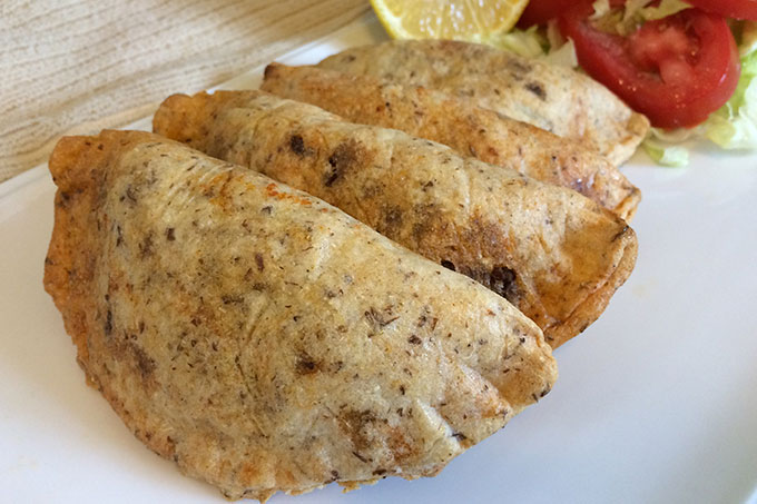 calzone de vegetales