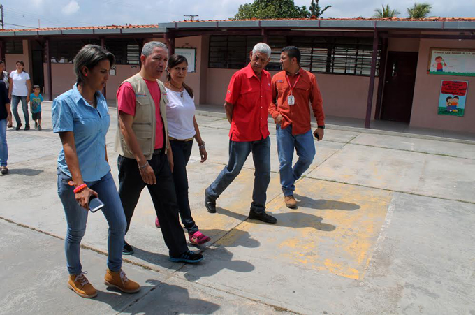 plan para recuperar escuelas dignas en Carabobo
