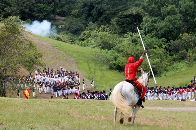 escenificación Batalla de Carabobo