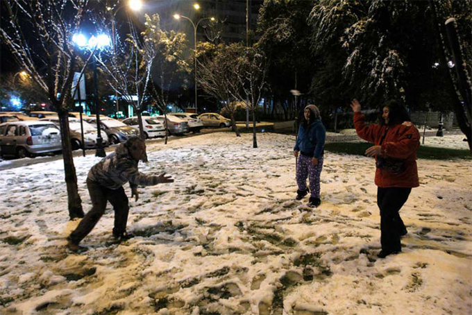 Nevada en Chile