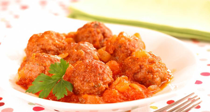 albóndiga de garbanzos