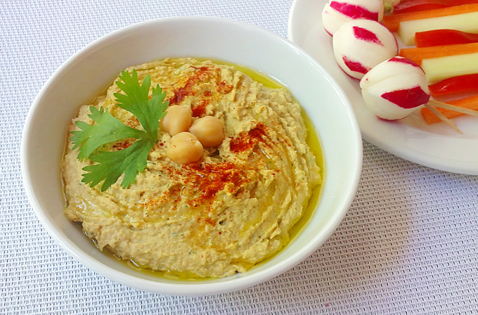 puré de garbanzos
