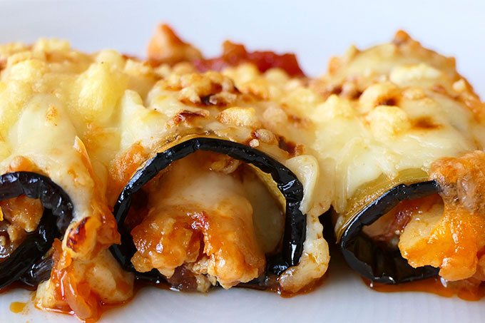 canelones de berenjena
