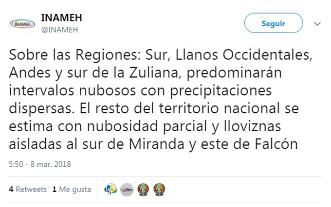 twitter precipitaciones